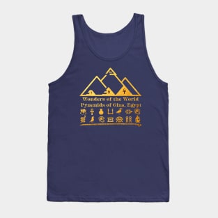 Wonder of The World: Pyramids of Giza, Egypt Tank Top